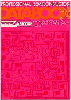 SGS - Professional Semi databook 2 - Linear & Digital ICs 1973 1974
